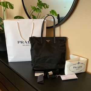 Prada Tessuto Nero - Black Tote New